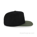 Fashion hip-pop topi pinggiran datar 5 panel